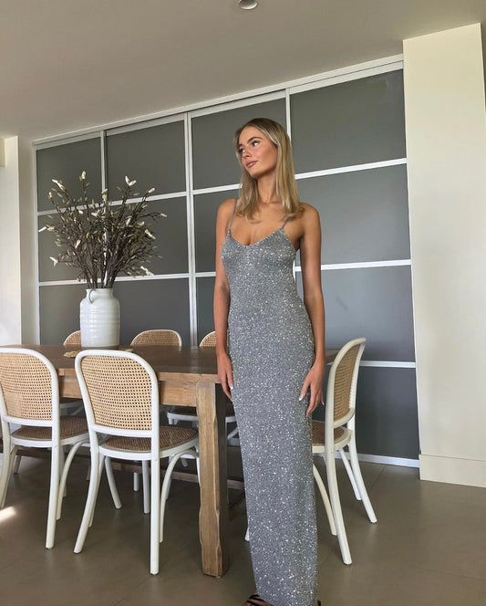 FOR SALE: Bec and Bridge Sadie Sequin Knit Slip Dress
