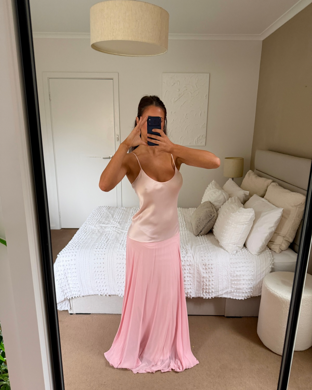 Vintage Celeste Slip Gown