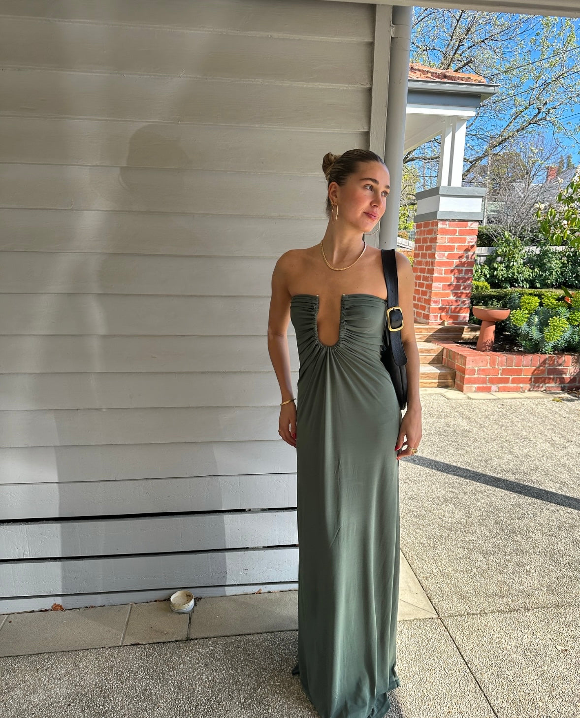 Christopher Esber Arced Palm Dress