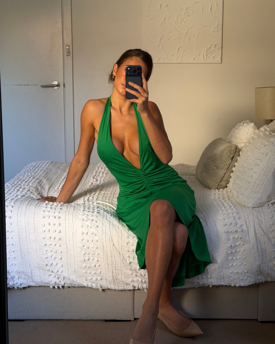 Vintage Jade Mini Dress