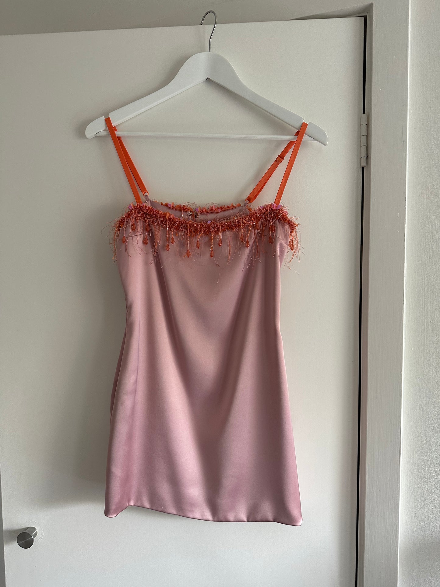 FOR SALE: Danielle Guizio Beaded Mini Dress - Size Small